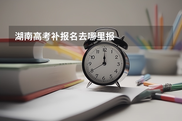 湖南高考补报名去哪里报