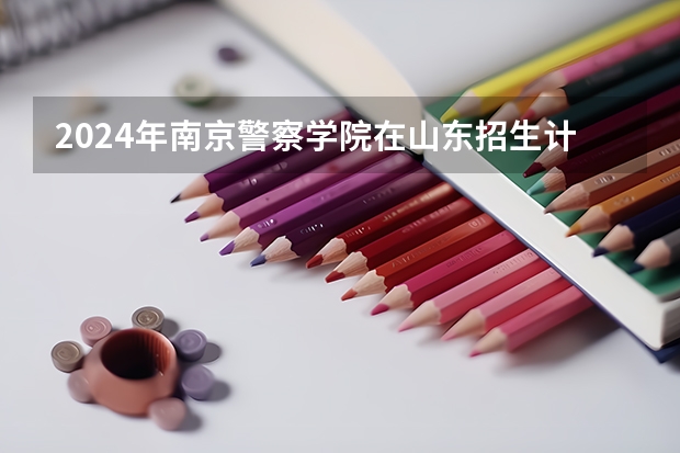 2024年南京警察学院在山东招生计划介绍