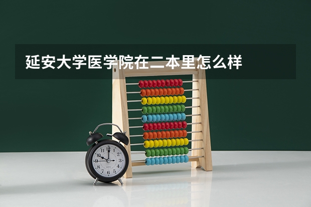 延安大学医学院在二本里怎么样