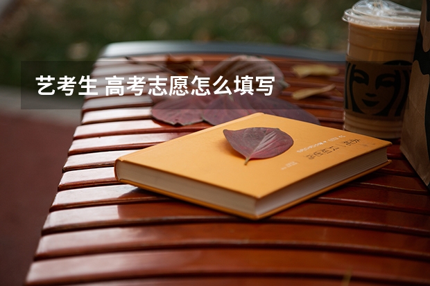 艺考生 高考志愿怎么填写
