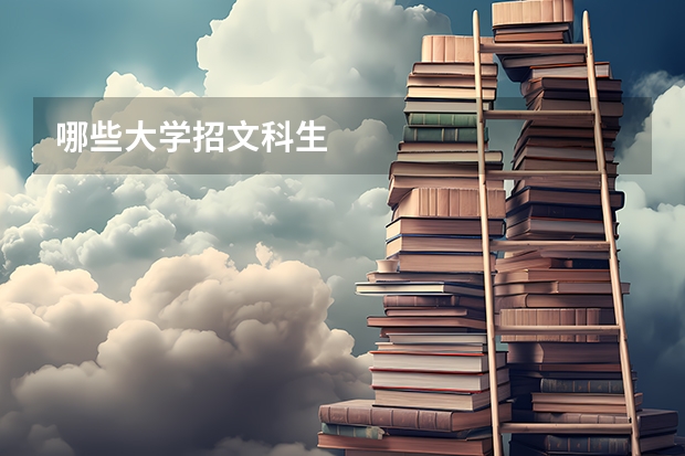 哪些大学招文科生