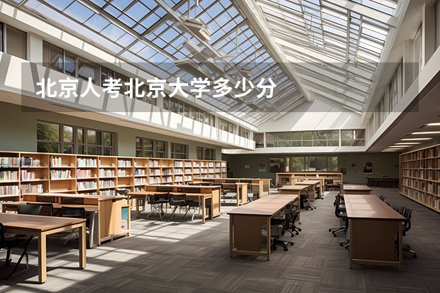 北京人考北京大学多少分