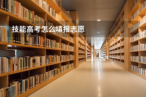技能高考怎么填报志愿