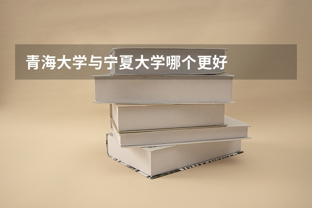 青海大学与宁夏大学哪个更好
