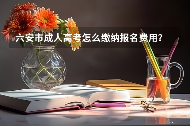六安市成人高考怎么缴纳报名费用？