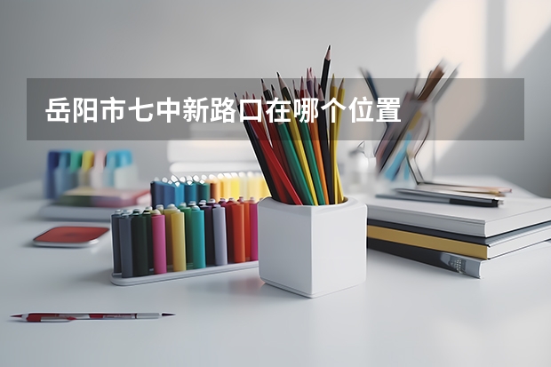 岳阳市七中新路口在哪个位置