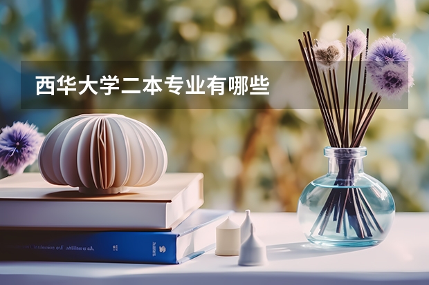 西华大学二本专业有哪些