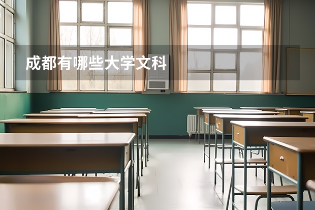 成都有哪些大学文科