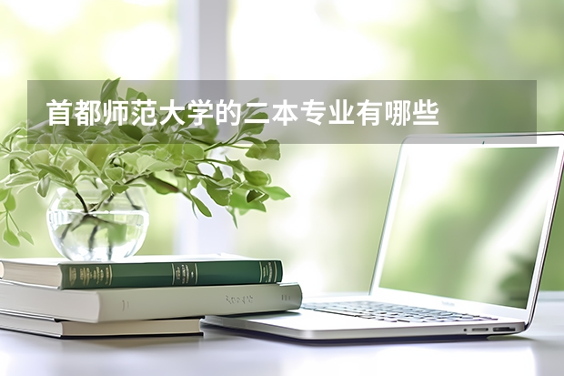 首都师范大学的二本专业有哪些