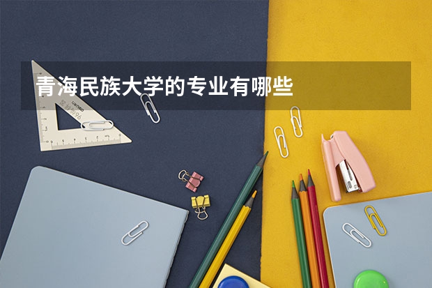 青海民族大学的专业有哪些