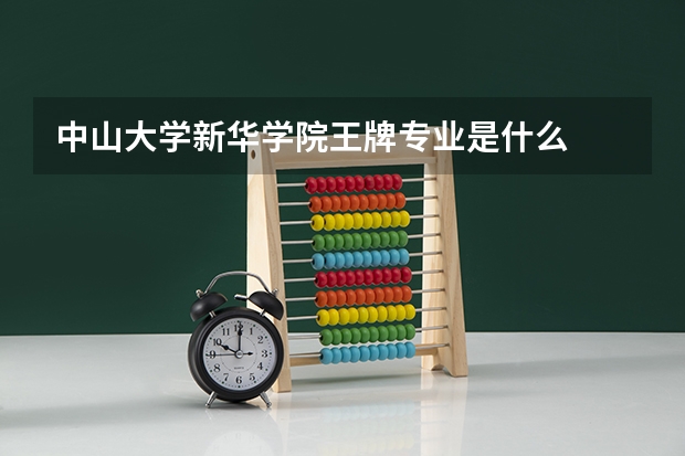 中山大学新华学院王牌专业是什么
