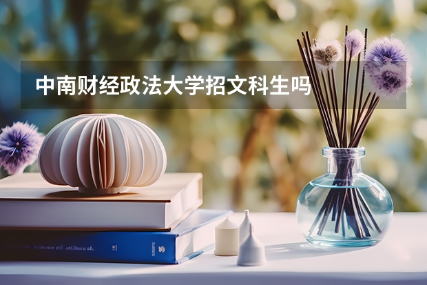 中南财经政法大学招文科生吗