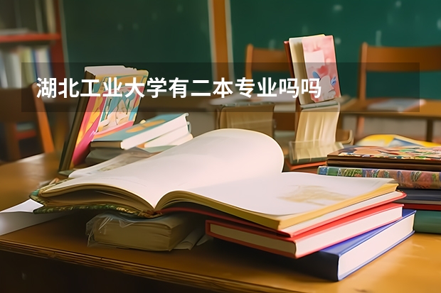 湖北工业大学有二本专业吗吗